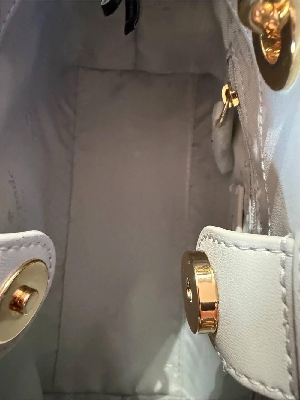 NWOT Kate Spade Carey Small Quilted Leather Satchel - Mist / Light Grey